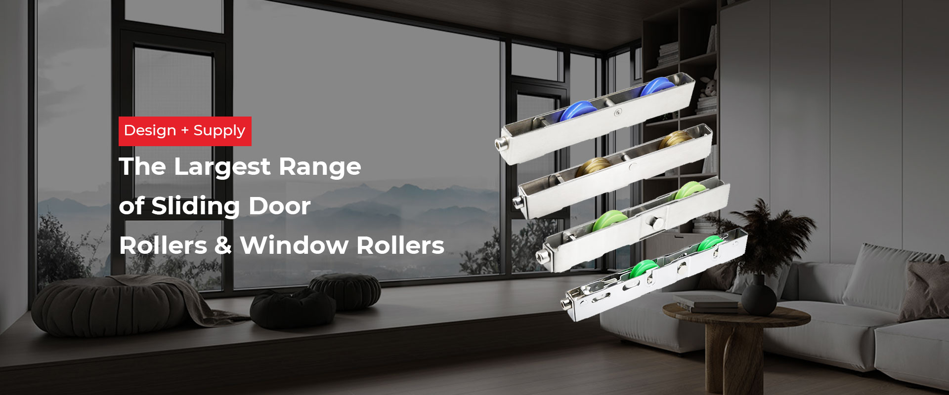 The Largest Range  of Sliding Door Rollers & Window Rollers